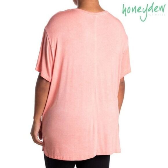 Crewneck with Deep V-cutout Intimates First Class Oversize Jersey T-Shir… - Picture 2 of 3